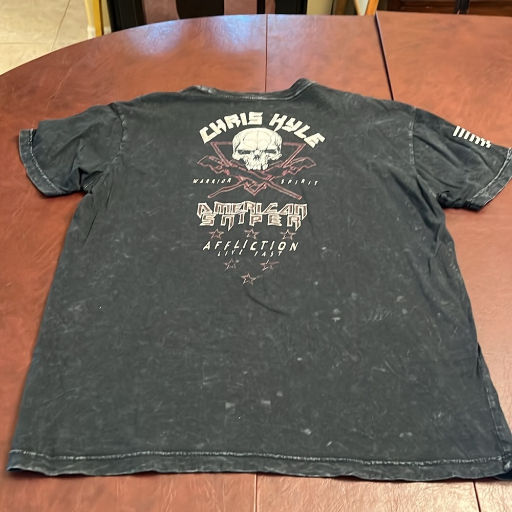 Affliction Live Fast American Sniper Tshirt View 5